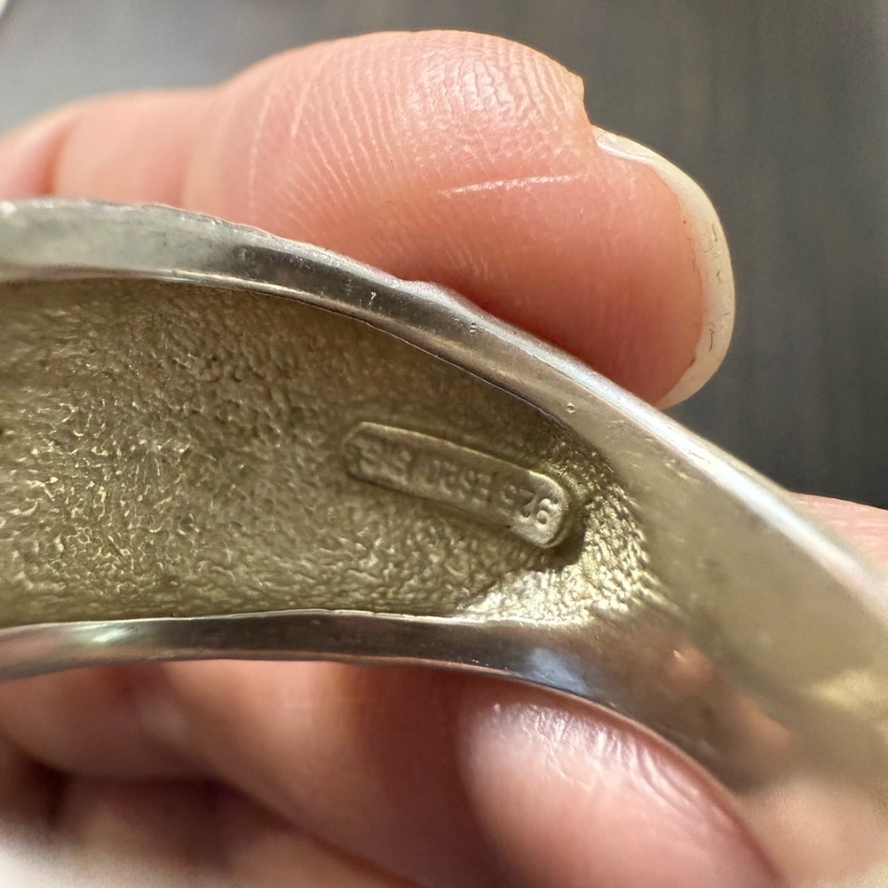 Joseph Esposito Sterling Silver Woven Pattern Ring - image 4